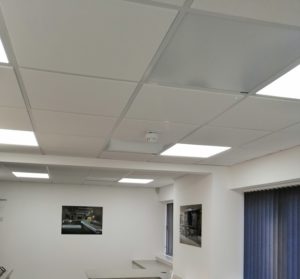 Riscaldatori a soffitto Herschel per uffici