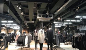Aspect XL riscaldamento del negozio di abbigliamento All Saints