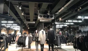 Aspect XL riscaldamento del negozio di abbigliamento All Saints