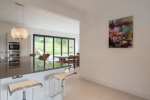 Herschel Inspire picture panel in a dining area