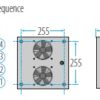 Herschel Vulcan 5kW workshop heater dimensions