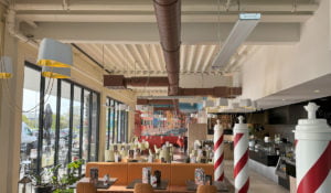 Summit bianco installato in una gelateria