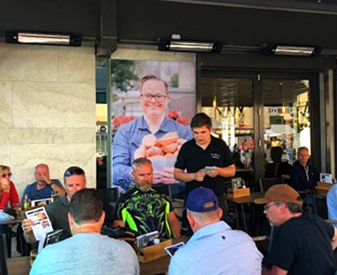 Café in Belgium