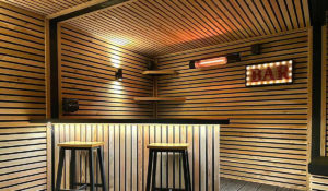 California Black in outdoor bar