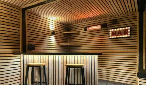 California Black in outdoor bar