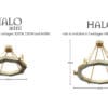 Confronto tra le taglie di Herschel Halo Mini