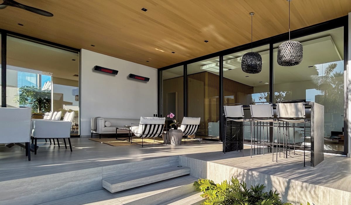 Rio nell'area lounge all'aperto