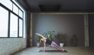 Calefacción de panel Comfort HT para una clase de yoga