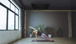 Calefacción de panel Comfort HT para una clase de yoga