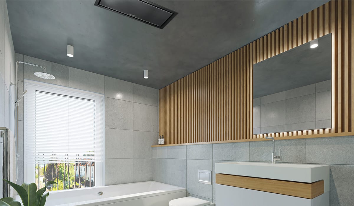 Riscaldatore Krystal installato in bagno