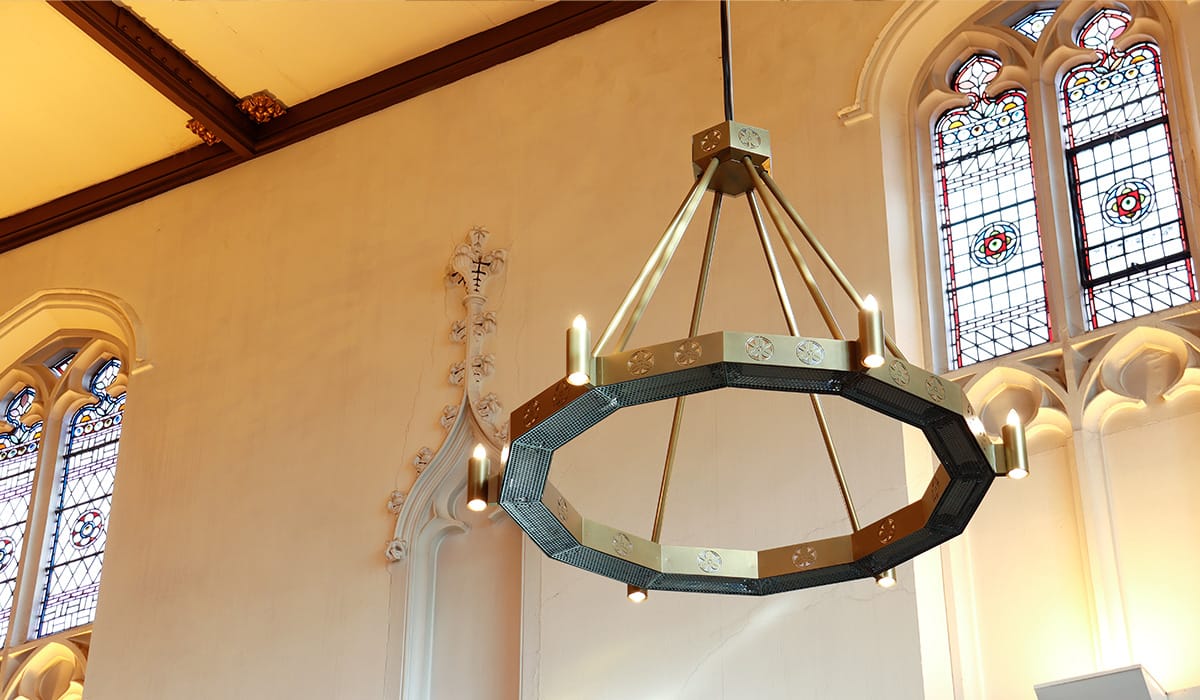 Riscaldamento Halo per la chiesa di St Matthew