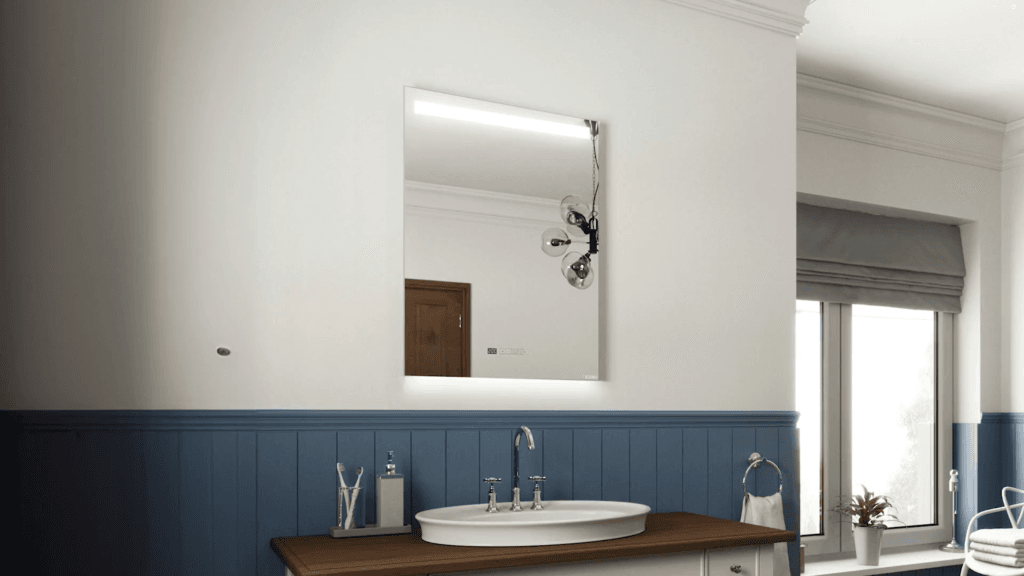 Installazione dello specchio con luci 'Select XLS