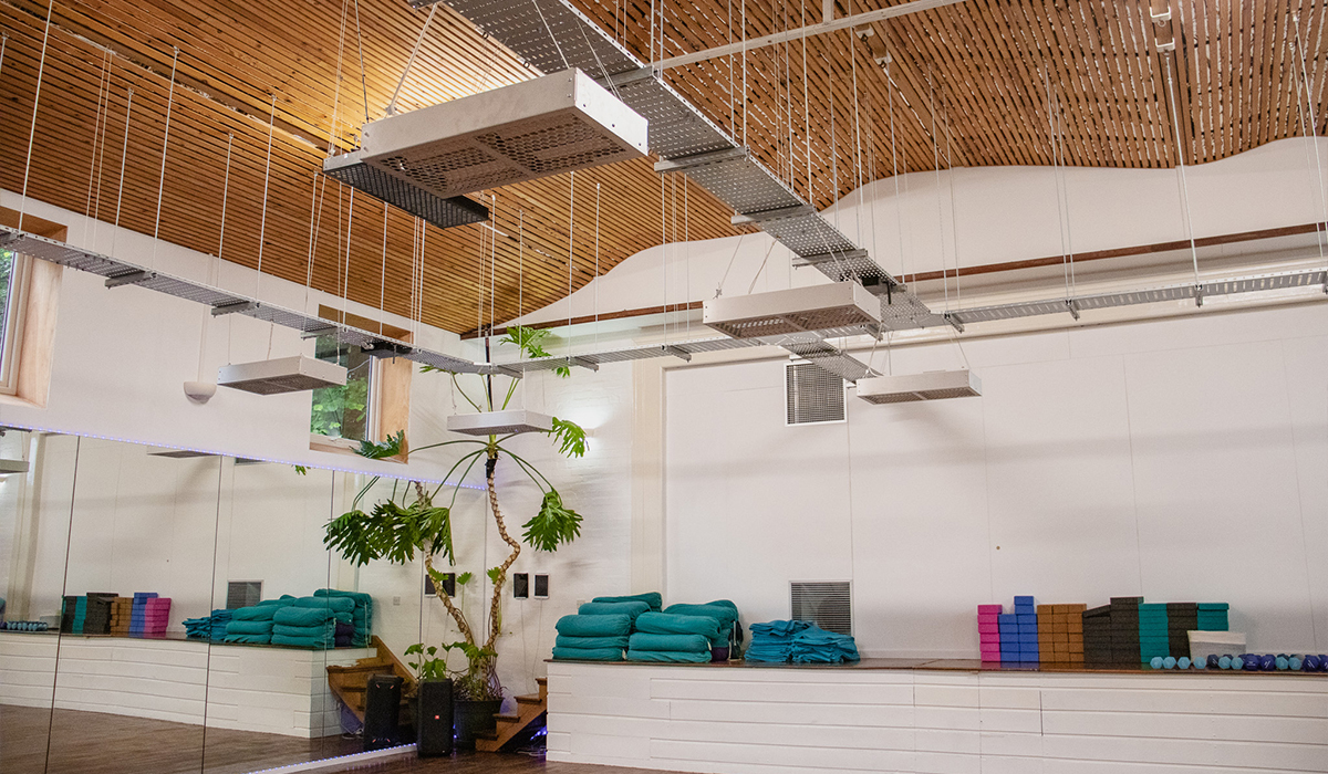Il centro benessere Well Flex di Bristol è riscaldato con riscaldatori Herschel Power